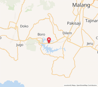 Map of Sumberpucung, East Java