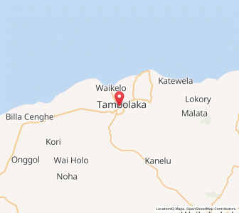 Map of Tambolaka, East Nusa Tenggara
