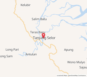 Map of Tanjung Selor, North Kalimantan