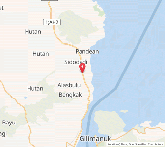 Map of Wongsorejo, East Java