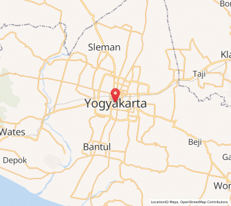 Map of Yogyakarta, Yogyakarta