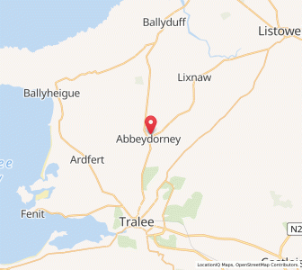 Map of Abbeydorney, MunsterMunster