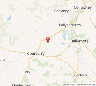 Map of Achonry, ConnaughtConnaught