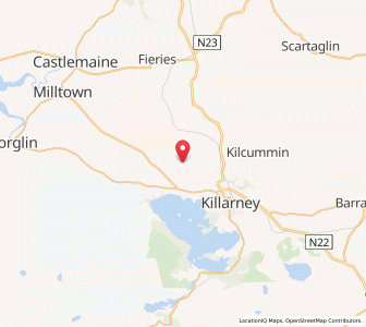 Map of Aghacurreen, MunsterMunster