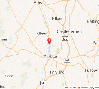 Map of Aghanure, LeinsterLeinster