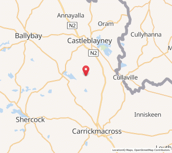 Map of Aghnafarcan, UlsterUlster