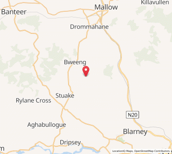 Map of Ahadallane, MunsterMunster