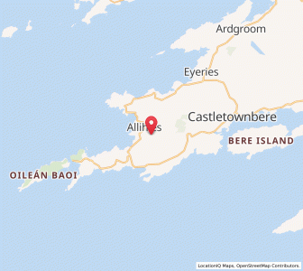 Map of Allihies, MunsterMunster