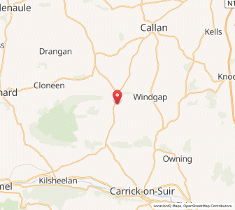 Map of Anghvaneen, MunsterMunster