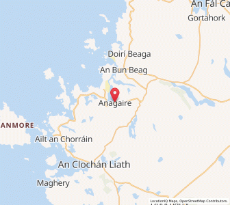 Map of Annagary, UlsterUlster