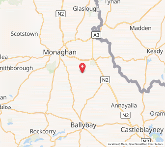 Map of Ardaghy, UlsterUlster