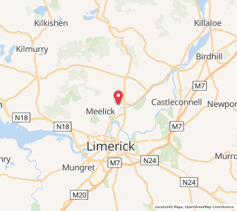 Map of Ardnacrusha, Munster