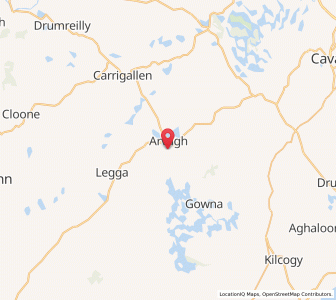 Map of Arvagh, UlsterUlster