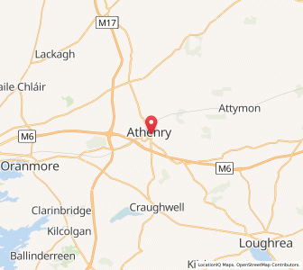 Map of Athenry, ConnaughtConnaught