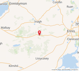 Map of Aughaglanna Bridge, MunsterMunster