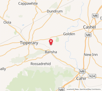 Map of Aughnagawer Cross Roads, MunsterMunster