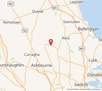 Map of Baldwinstown, LeinsterLeinster