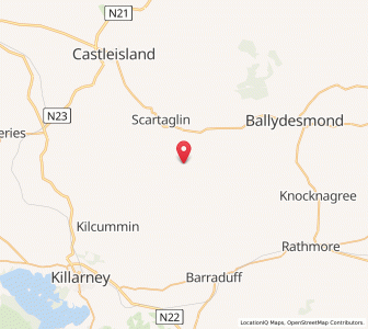 Map of Ballahantouragh, MunsterMunster