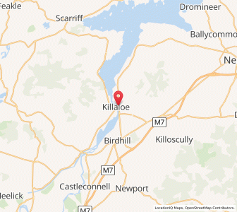 Map of Ballina, MunsterMunster