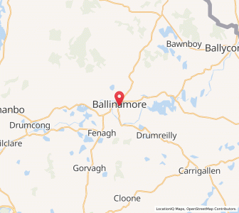 Map of Ballinamore, ConnaughtConnaught