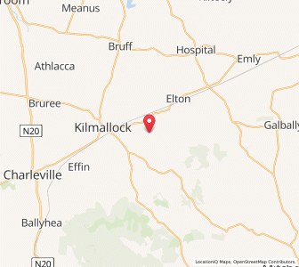 Map of Ballincurra Bridge, MunsterMunster