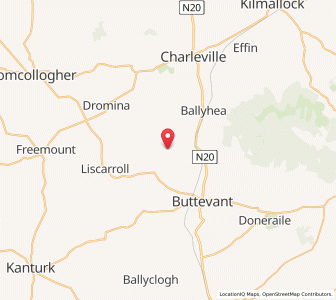 Map of Ballindillanig, MunsterMunster