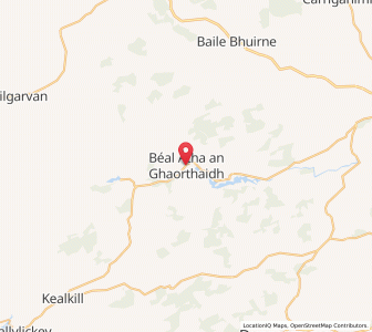 Map of Ballingeary, MunsterMunster