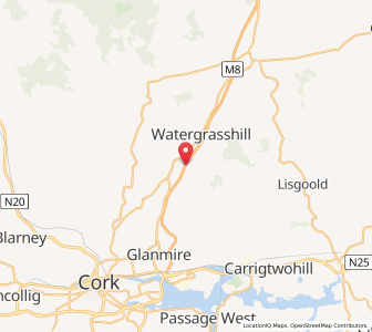 Map of Ballinlegane Cross Roads, MunsterMunster