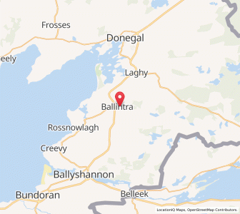 Map of Ballintra, UlsterUlster