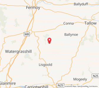 Map of Ballyard Cross Roads, MunsterMunster