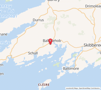 Map of Ballydehob, MunsterMunster