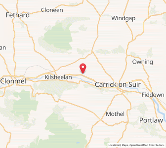 Map of Ballydine Cross Roads, MunsterMunster