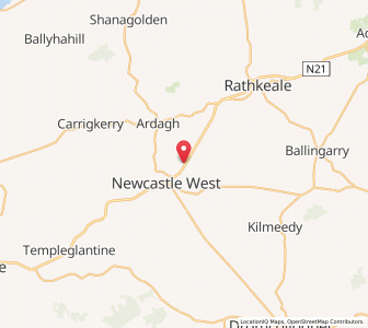 Map of Ballyfraley Bridge, MunsterMunster