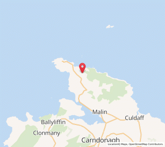 Map of Ballygorman, UlsterUlster