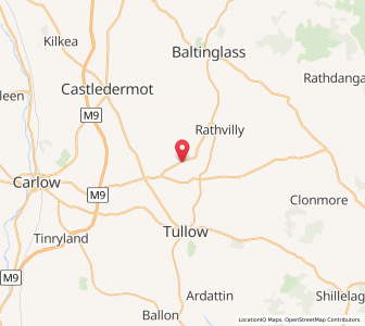 Map of Ballyhacket Cross Roads, LeinsterLeinster
