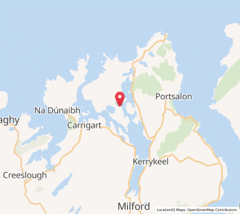 Map of Ballyhearin, UlsterUlster