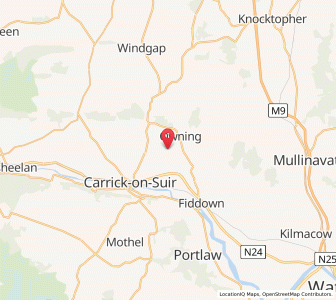 Map of Ballyhenebery, LeinsterLeinster