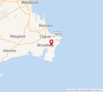 Map of Ballyhitt, LeinsterLeinster