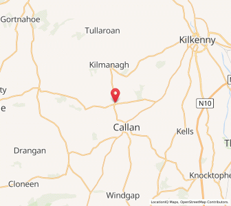 Map of Ballyline, LeinsterLeinster