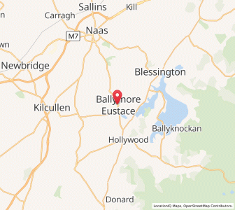 Map of Ballymore Eustace, LeinsterLeinster