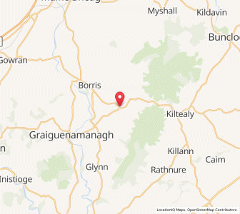 Map of Ballymurphy, LeinsterLeinster