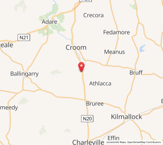 Map of Ballynabanoge Bridge, MunsterMunster