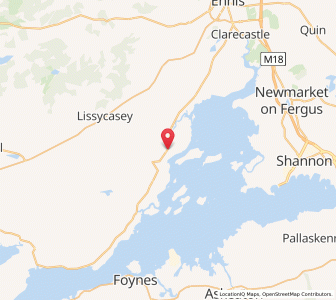 Map of Ballynacally, MunsterMunster