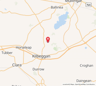 Map of Ballynagore, LeinsterLeinster