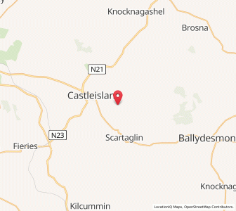 Map of Ballynahallia, MunsterMunster