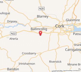 Map of Ballynora, MunsterMunster