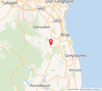 Map of Ballyorney, LeinsterLeinster