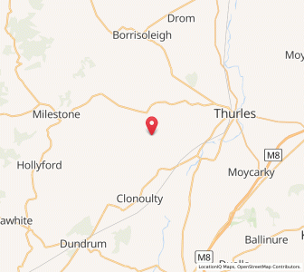 Map of Ballyoughter Bridge, MunsterMunster