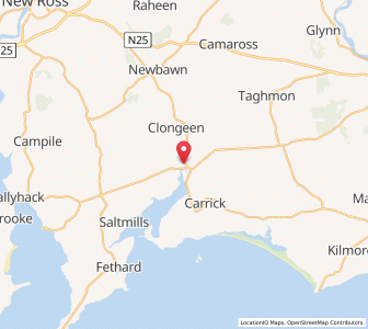 Map of Ballyowen, LeinsterLeinster