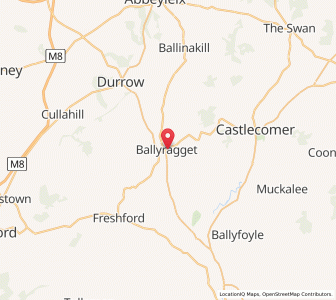 Map of Ballyragget, LeinsterLeinster